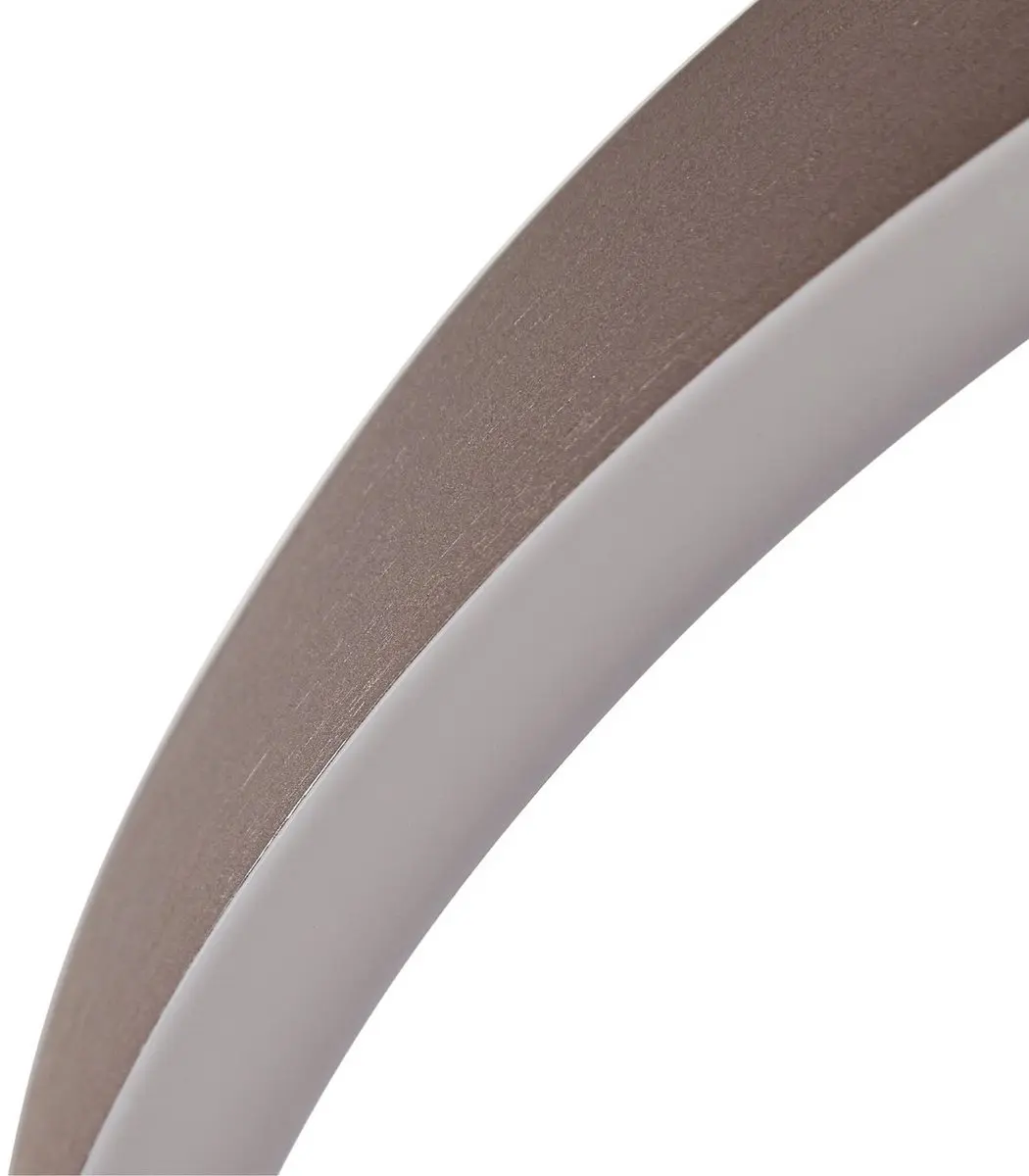 Lucande Hanglamp CCT 6800K - 1 Licht - 60cm - Koffiebruin/Wit