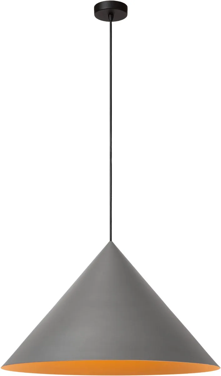 Lucide Spitze Hanglamp Ø60cm Grijs