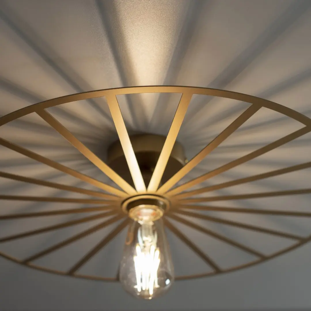 Paul Neuhaus Isabella Plafondlamp Ø50cm - Mat goud