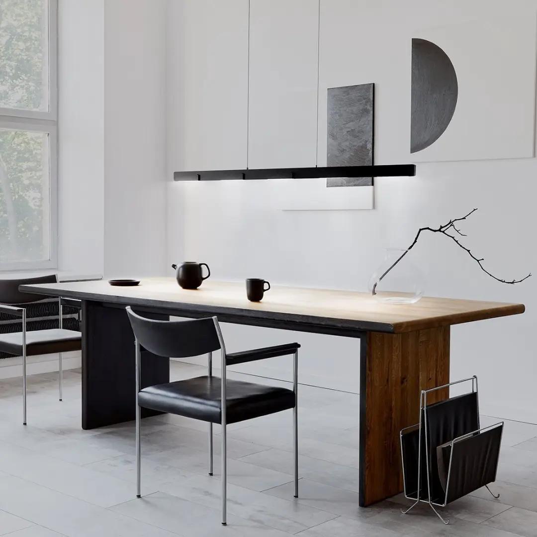 Steinhauer Hanglamp Bloc 3296ZW - 7 Lichtpunten - 120cm - Zwart