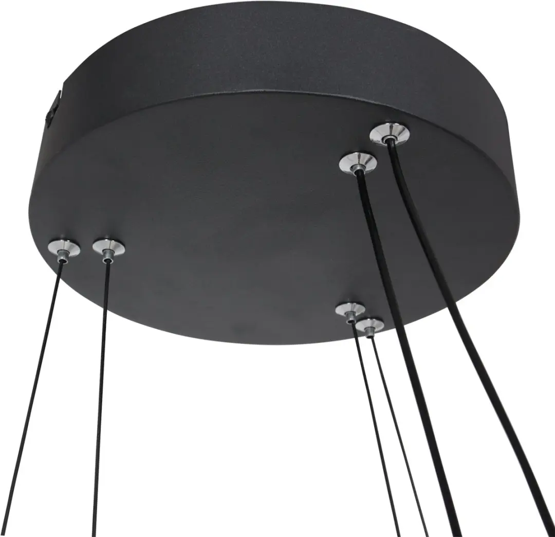 Steinhauer Ringlux Hanglamp - Ø60cm - Zwart