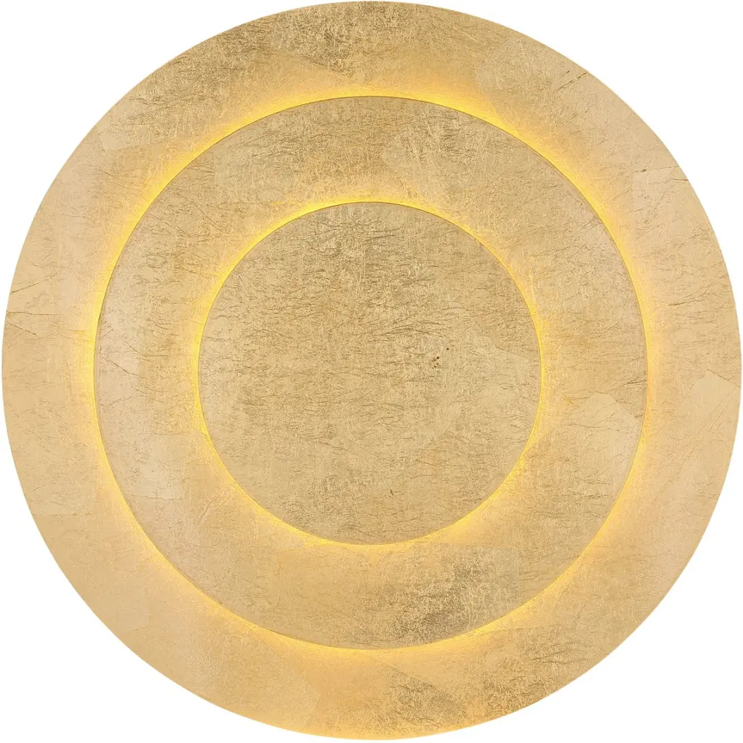 Globo Wandlamp Goud - 35cm - Wit licht