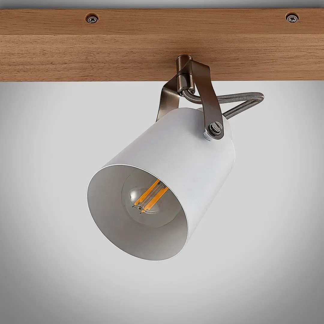 Lindby Plafondlamp 5-Lichts Metaal Hout - E14