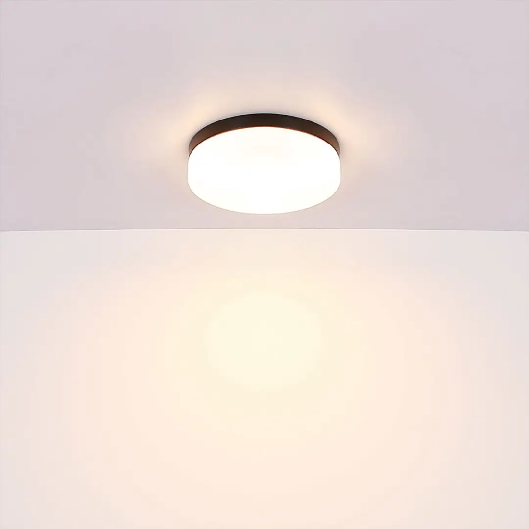 Globo Plafondlamp Buiten 2-vlammen - Zwart - IP44 - afbeelding 6 van 6