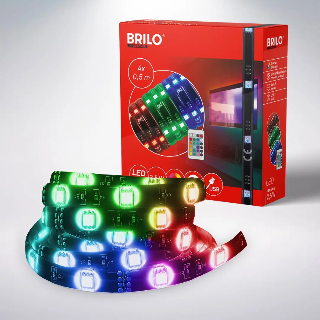 Briloner LED TV Verlichting RGB Strip 2m