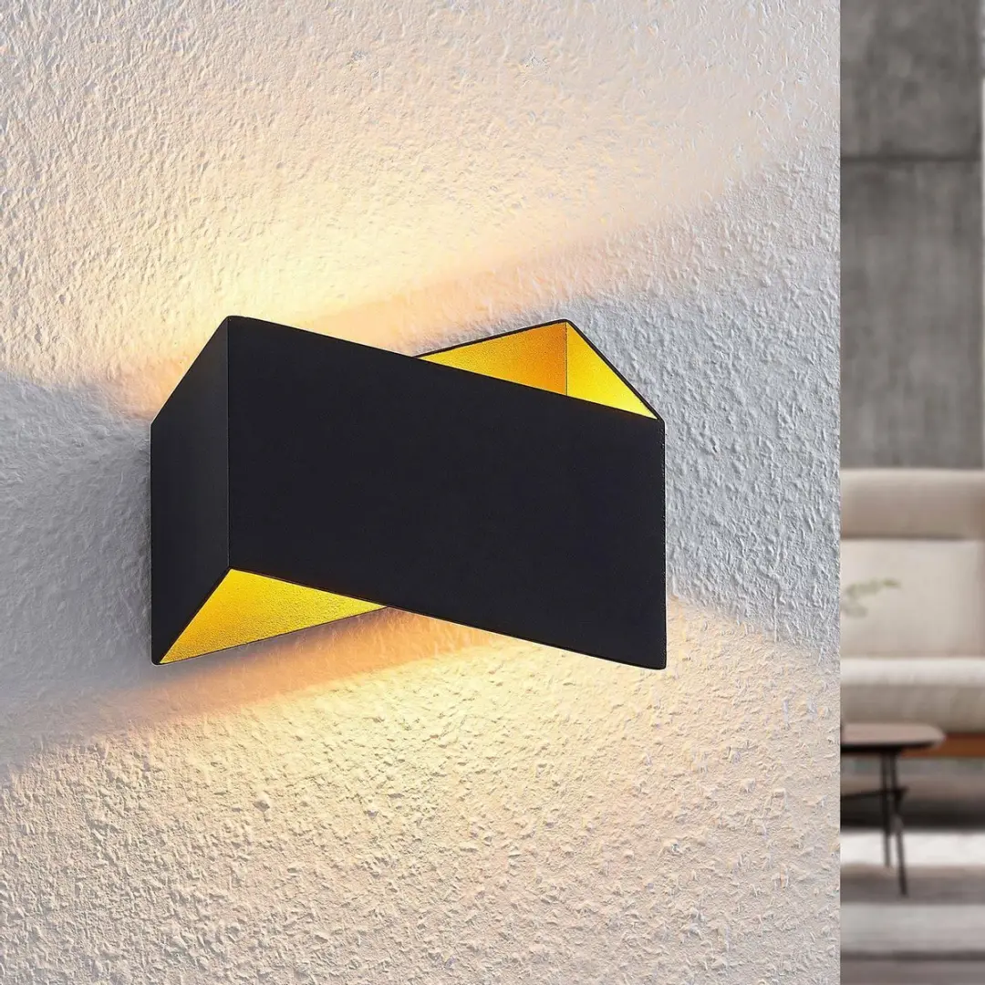 ARCCHIO Wandlamp 1 Licht G9 Zwart/Goud - afbeelding 6 van 6