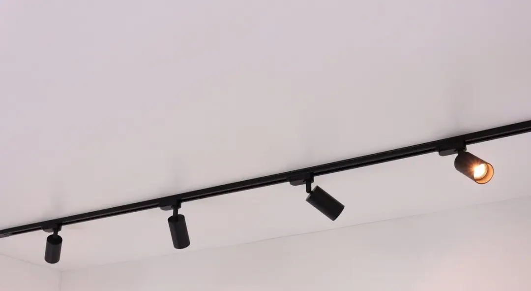 Searchlight Railverlichting 4m 6 spots - Zwart - SMART geschikt