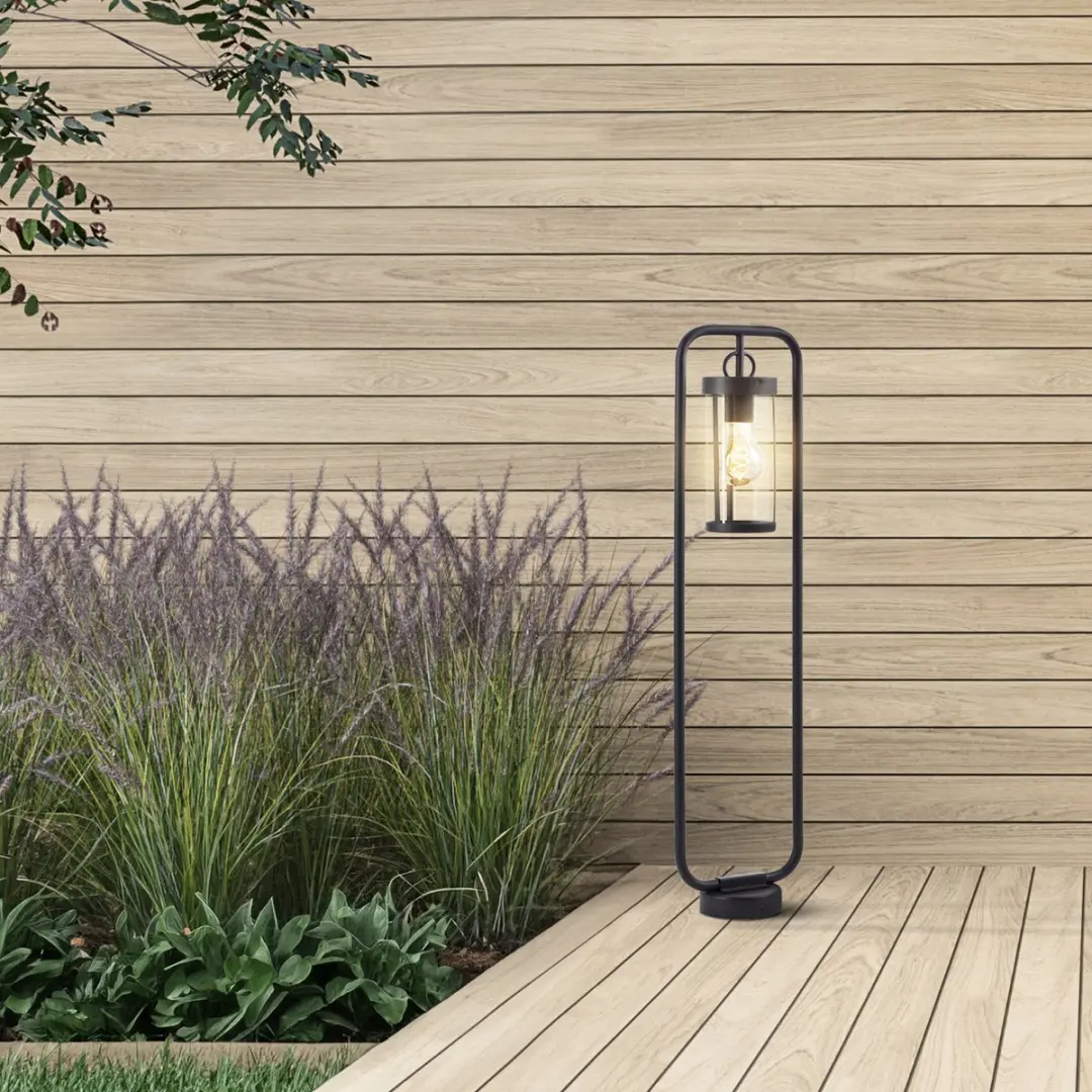 Brilliant Sidney Buiten Sokkellamp 85cm - Zwart
