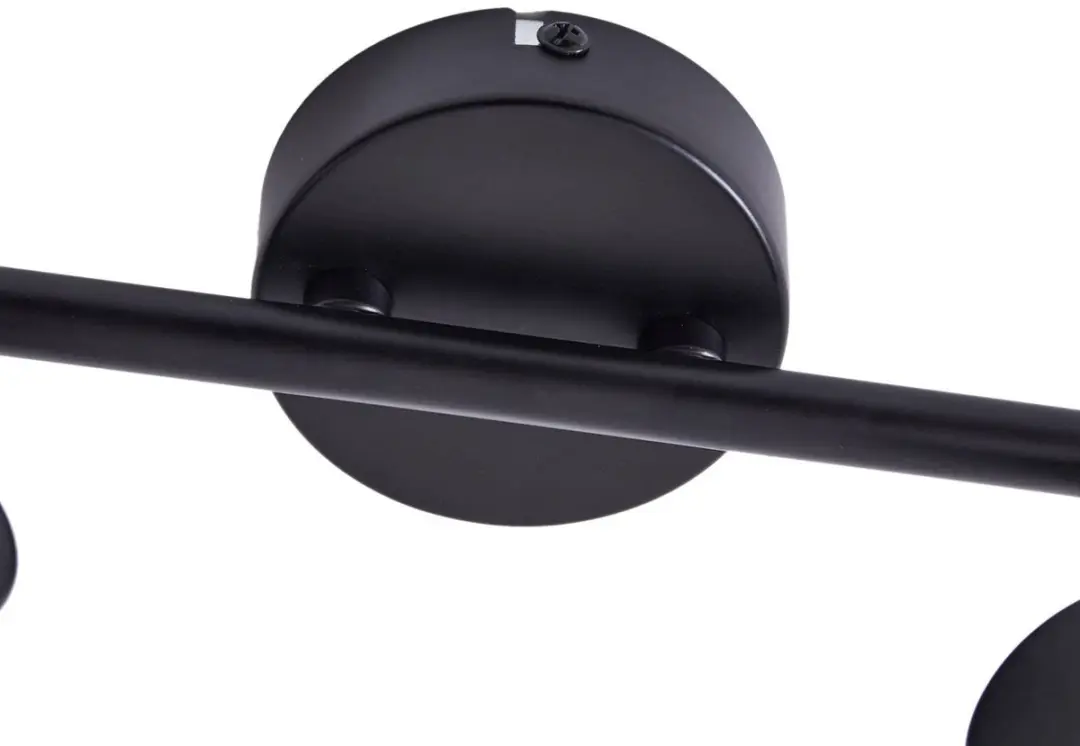 Lindby Plafondlamp Bamboe 2 Lichtpunten - Zwart