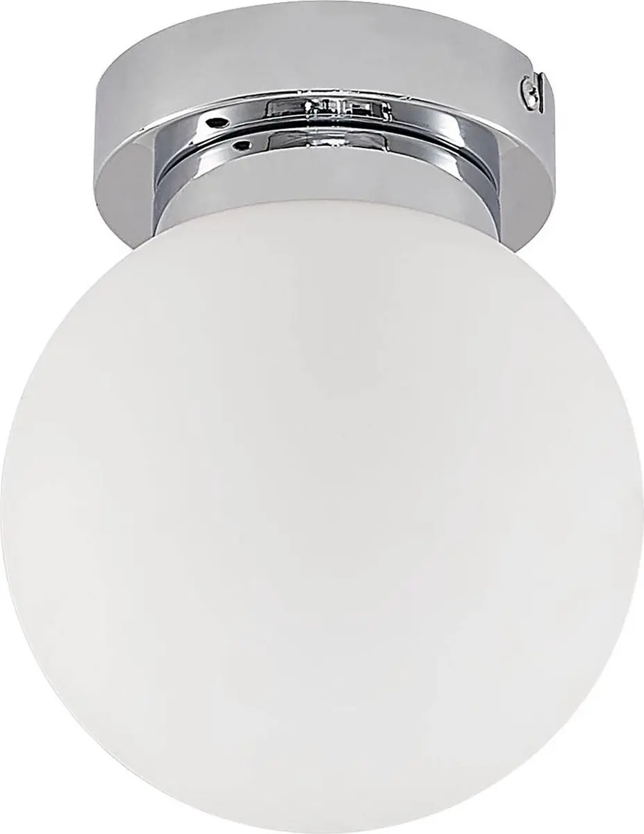 Lindby Plafondlamp Badkamer 1 Licht E14 - Chroom