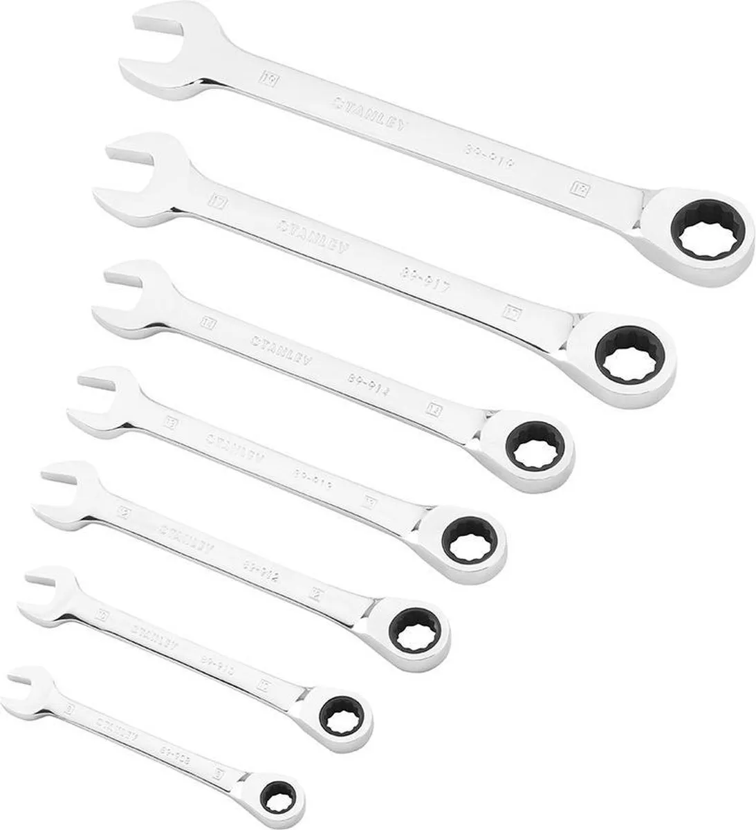 STANLEY Ringsteeksleutelset met Ratelring 7 delig - STMT82846-0
