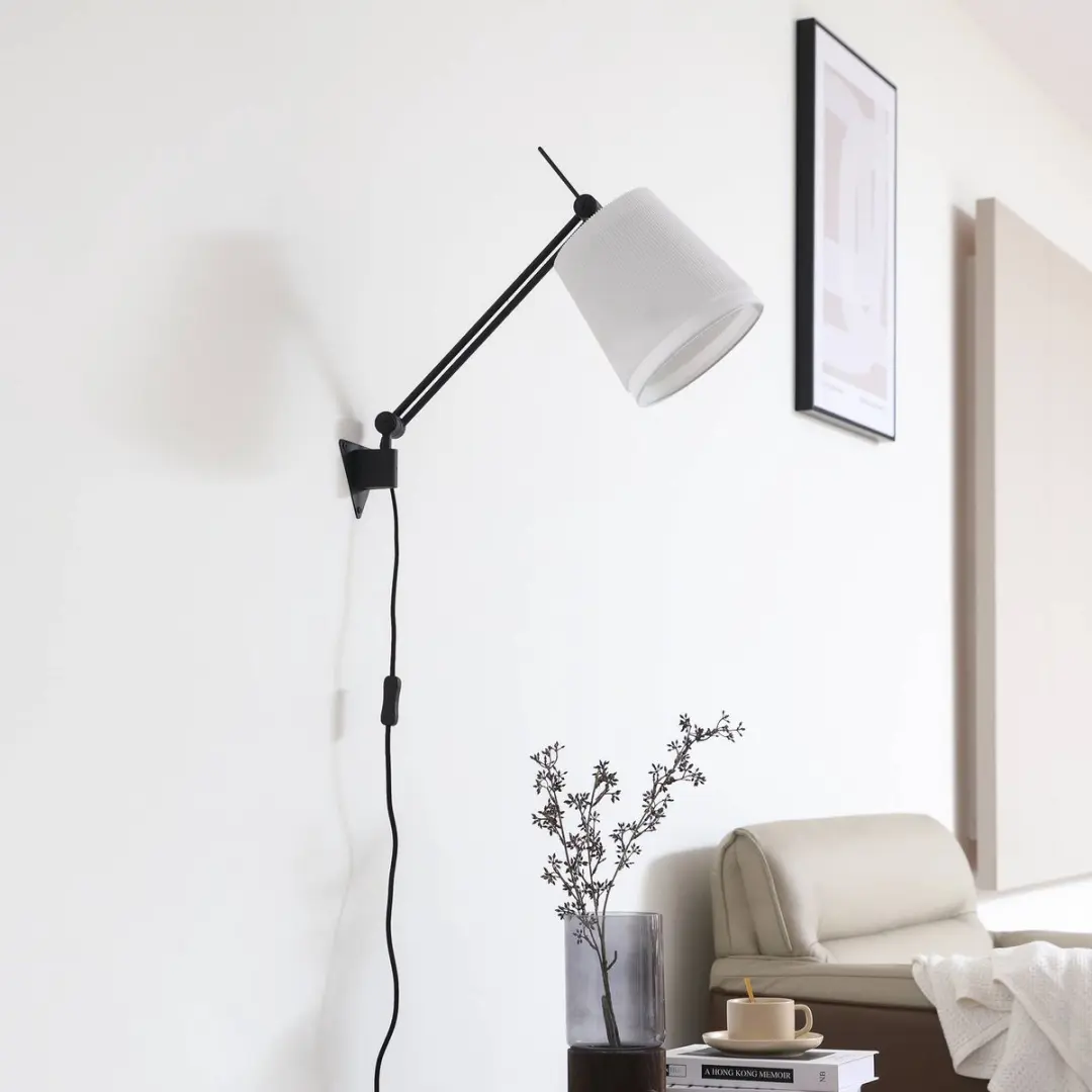 Lucande Wandlamp Metaal 1 Licht E27
