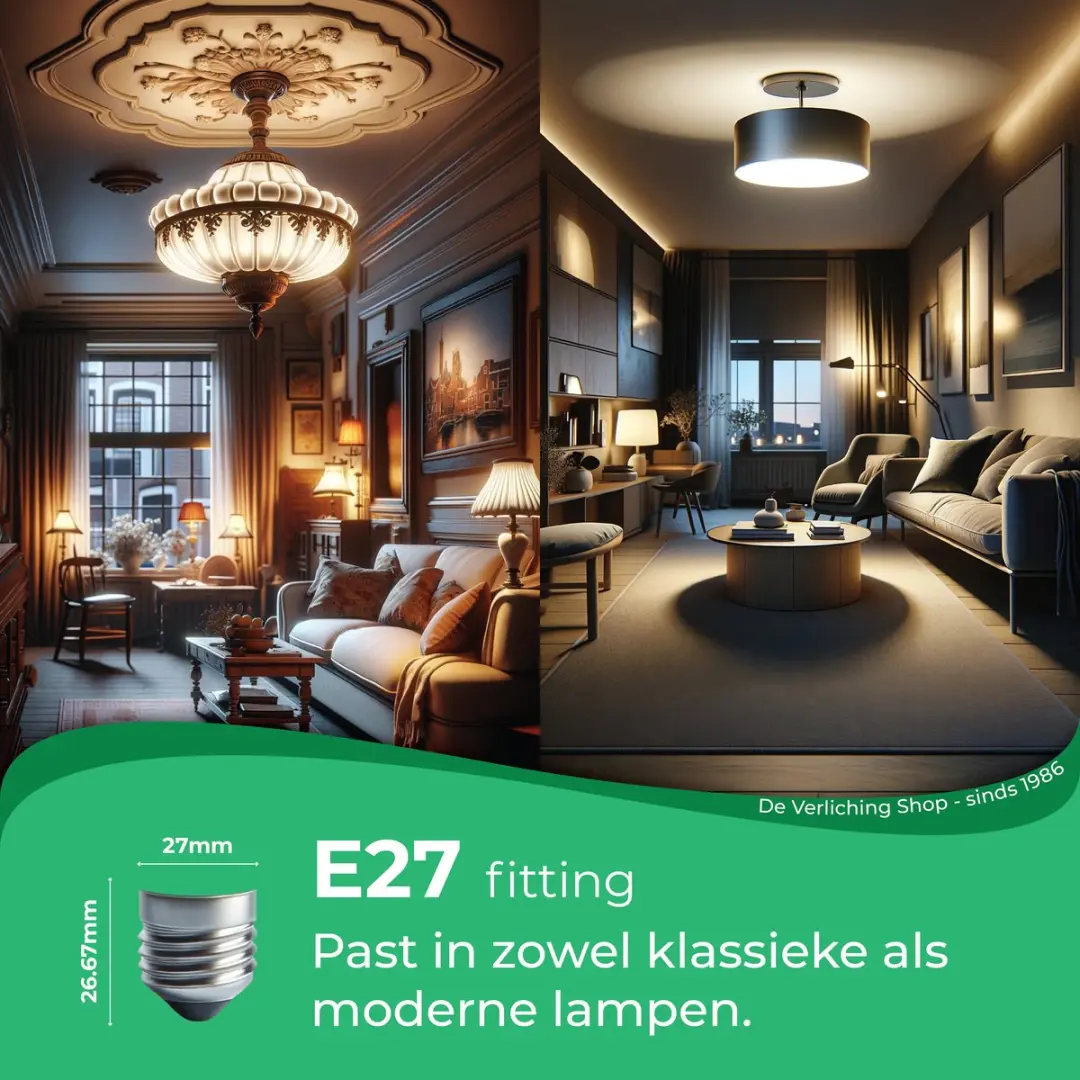 Radium Mini Spaarlamp E27 12W - 4 Stuks - Mat