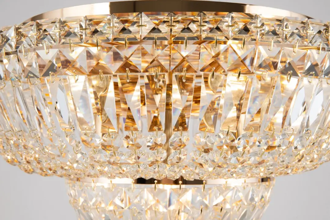 Maytoni Basfor Kroonluchter - Goud - Ø46cm - 12 Lichtpunten