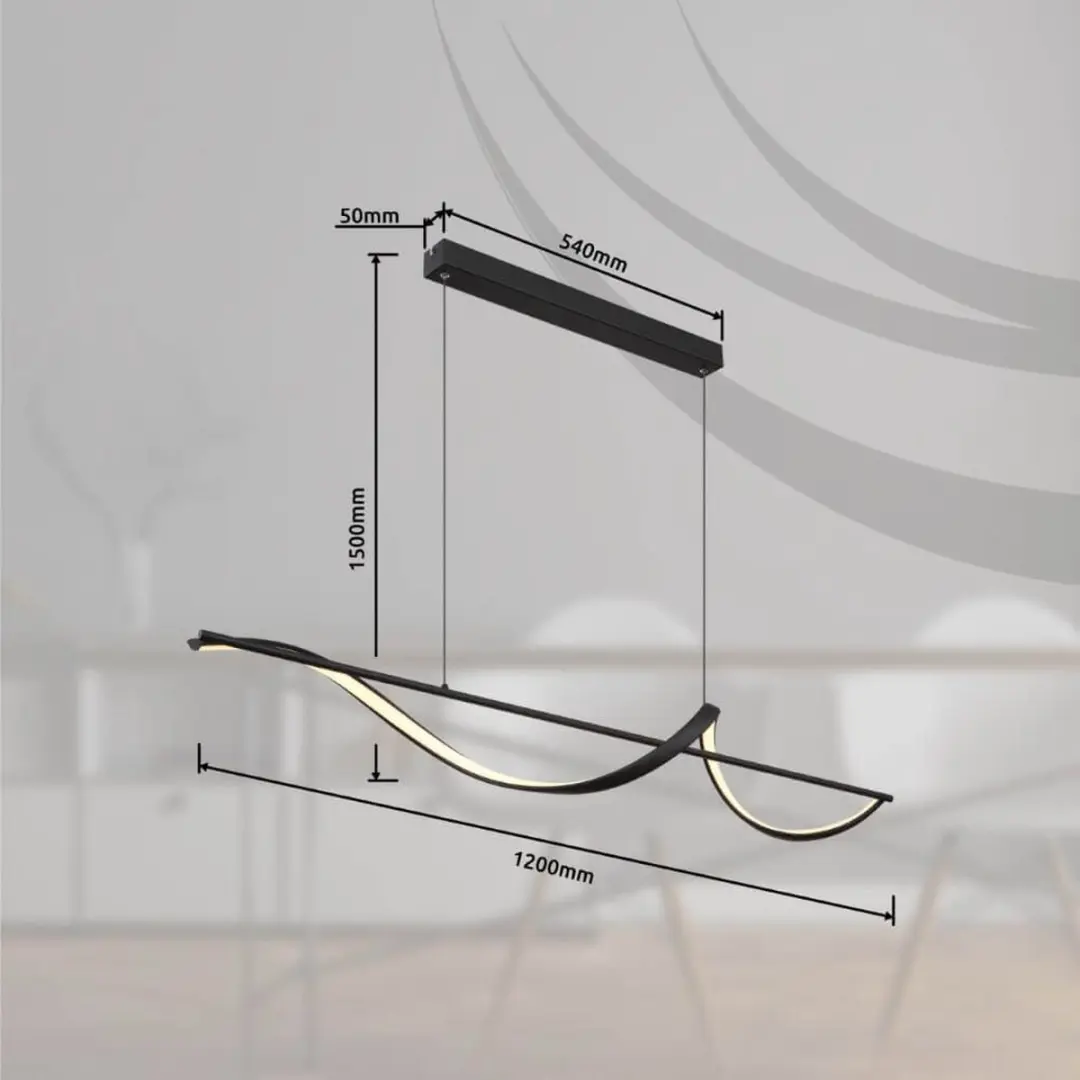 Globo Violino Hanglamp - Zwart - LED 67207-24 - afbeelding 6 van 6