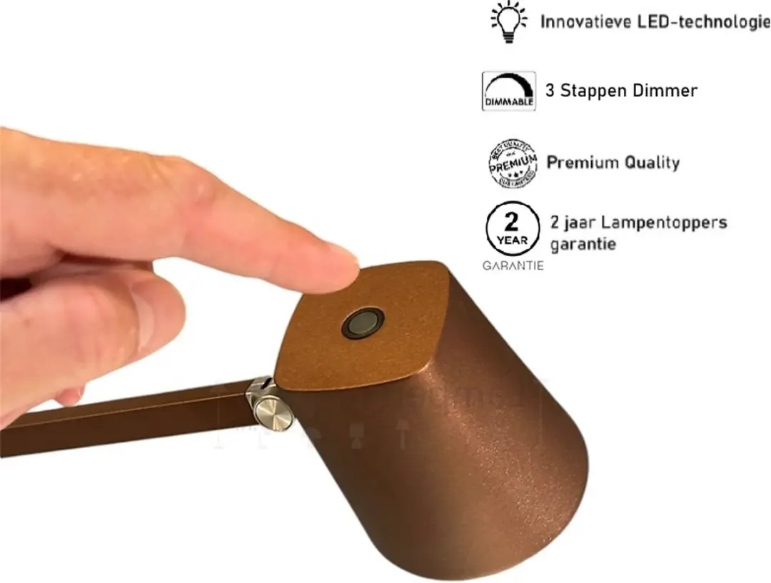 Freelight Triëste Vloerlamp 5W - Koper