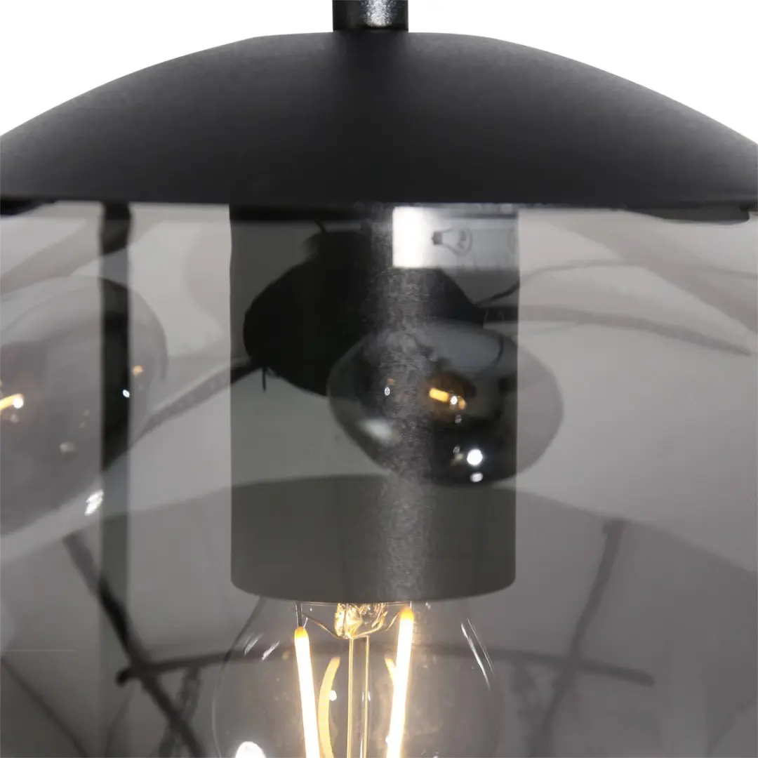 Steinhauer Bollique New 2730ZW Plafondlamp - 5 Lichts - Zwart
