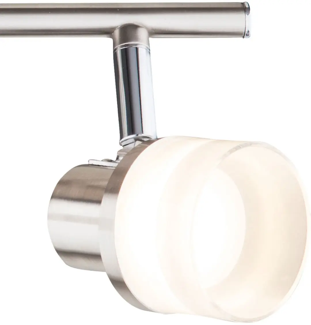 Globo Wandlamp 2 spots 3,5W Warm Wit - Zilver