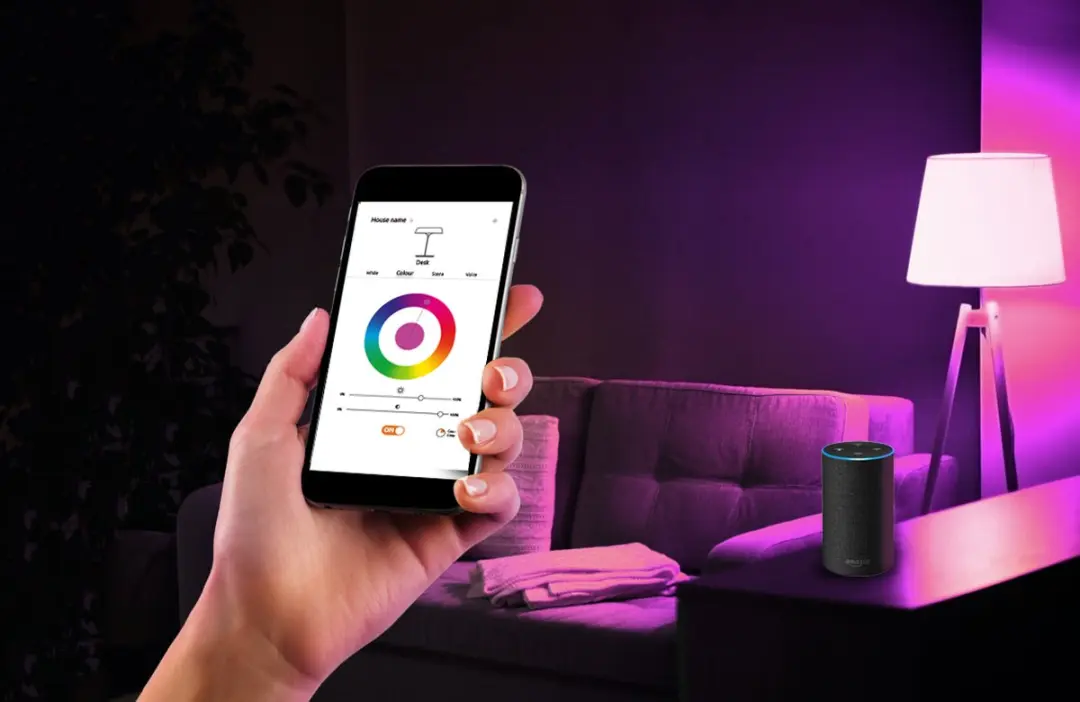 Lutec Connect A60 E27 RGBW Smartlamp - 9W - Mat Wit