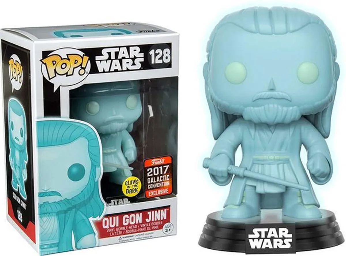 Funko Star Wars Celebration 2017 POP! Bobble Head Qui-Gon Jinn