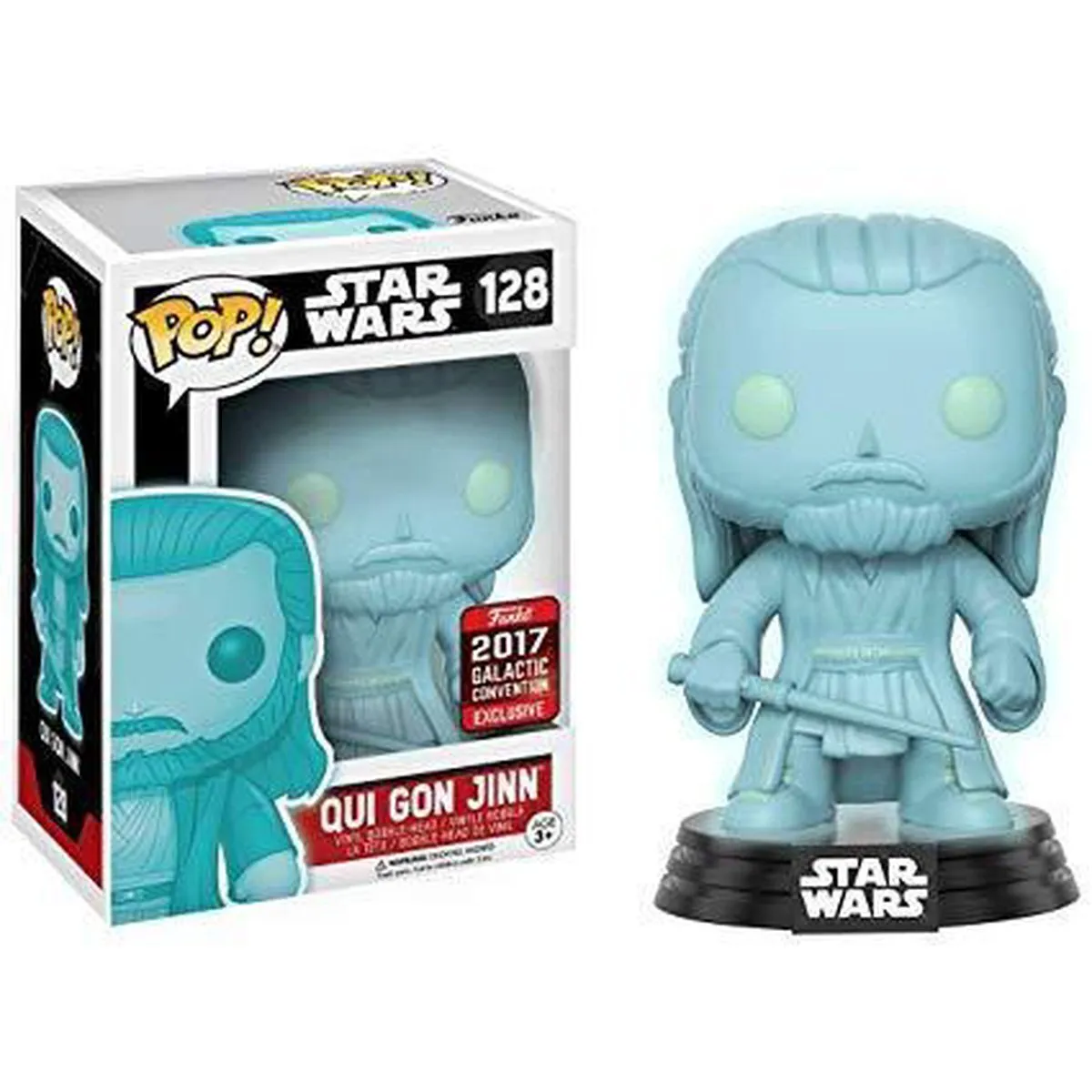 Funko Star Wars Celebration 2017 POP! Bobble Head Qui-Gon Jinn - Multi