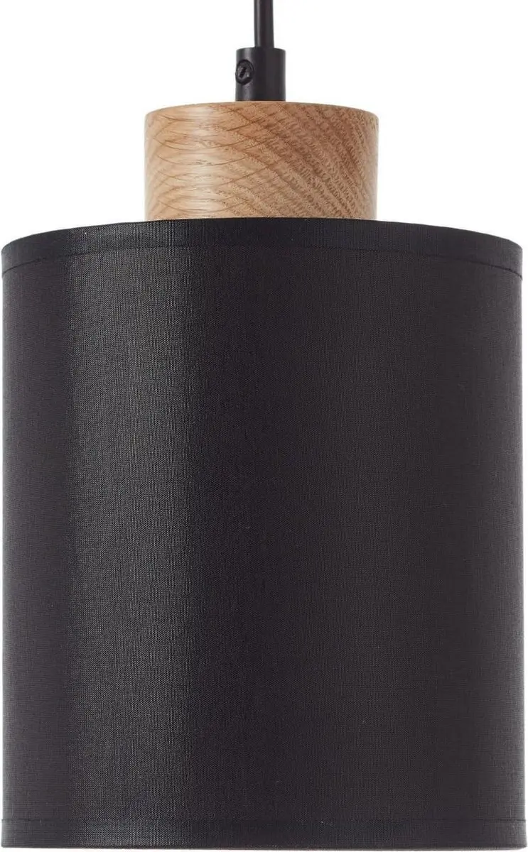 Brilliant Vonnie Hanglamp 4-vlammen - 4x A60 E27 - Zwart