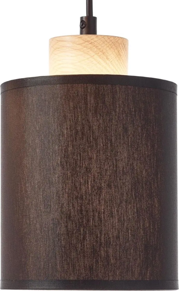 Brilliant Vonnie Hanglamp 4-vlammen - 4x A60 E27 - Zwart