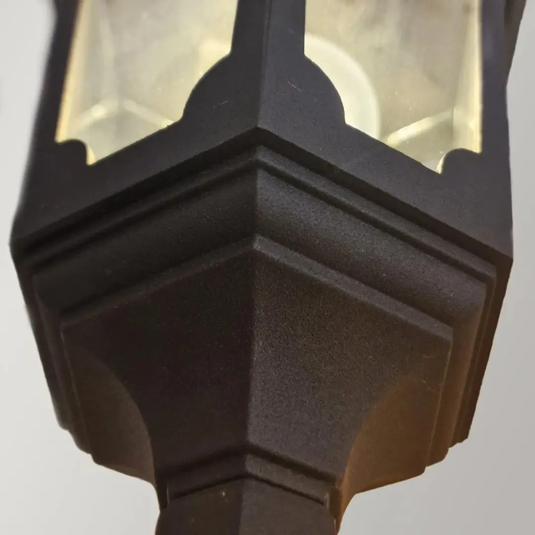 Elstead LED Wandlamp Parish E27 60W IP44 - Dimbaar - Zwart