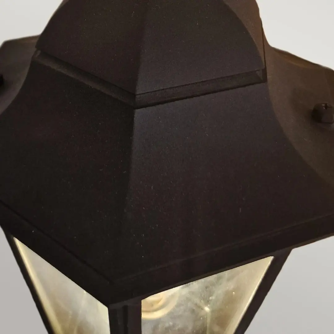 Elstead LED Wandlamp Parish E27 60W IP44 - Dimbaar - Zwart