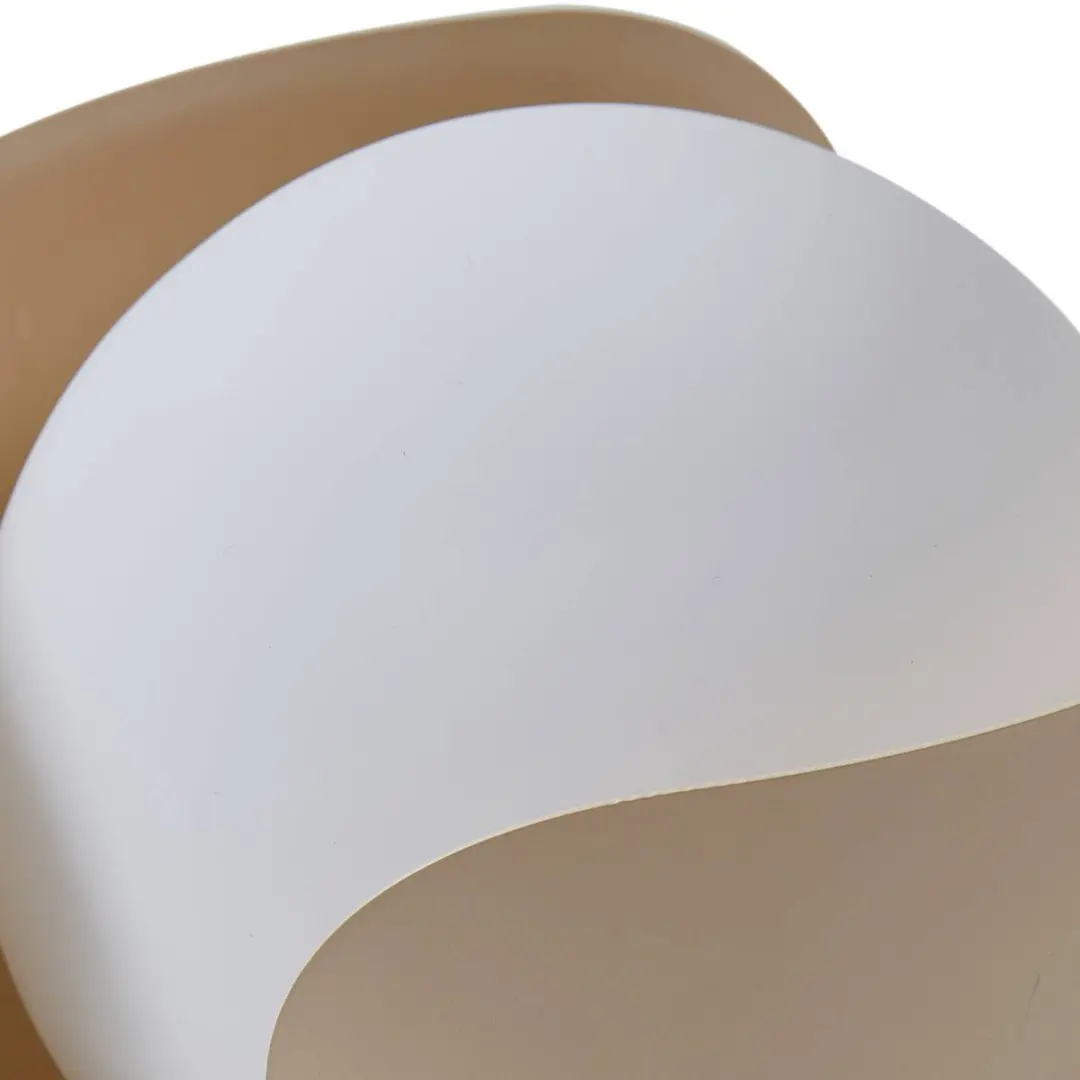 Lindby Tafellamp 1 Licht Glas - 20cm - Beige/Wit