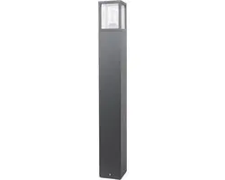 Lucande Tuinpadverlichting 15W E27 - 90cm - Antraciet/Glas