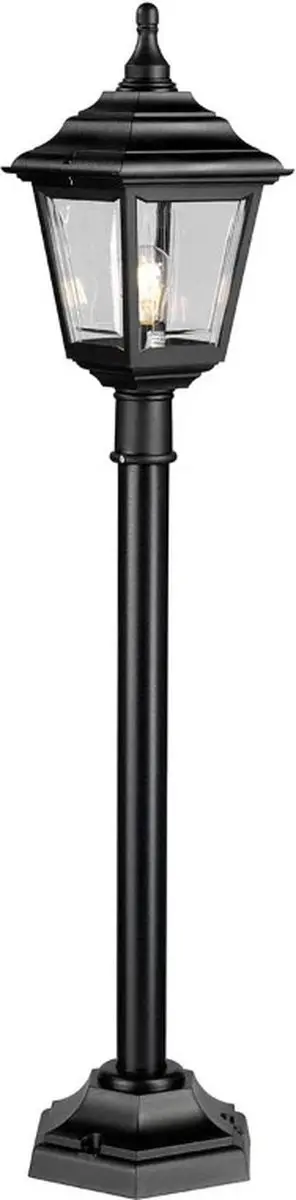 Elstead Lighting Kerry LED Tuinpilaar E27 60W - IP44 - Helder zwart - afbeelding 6 van 6