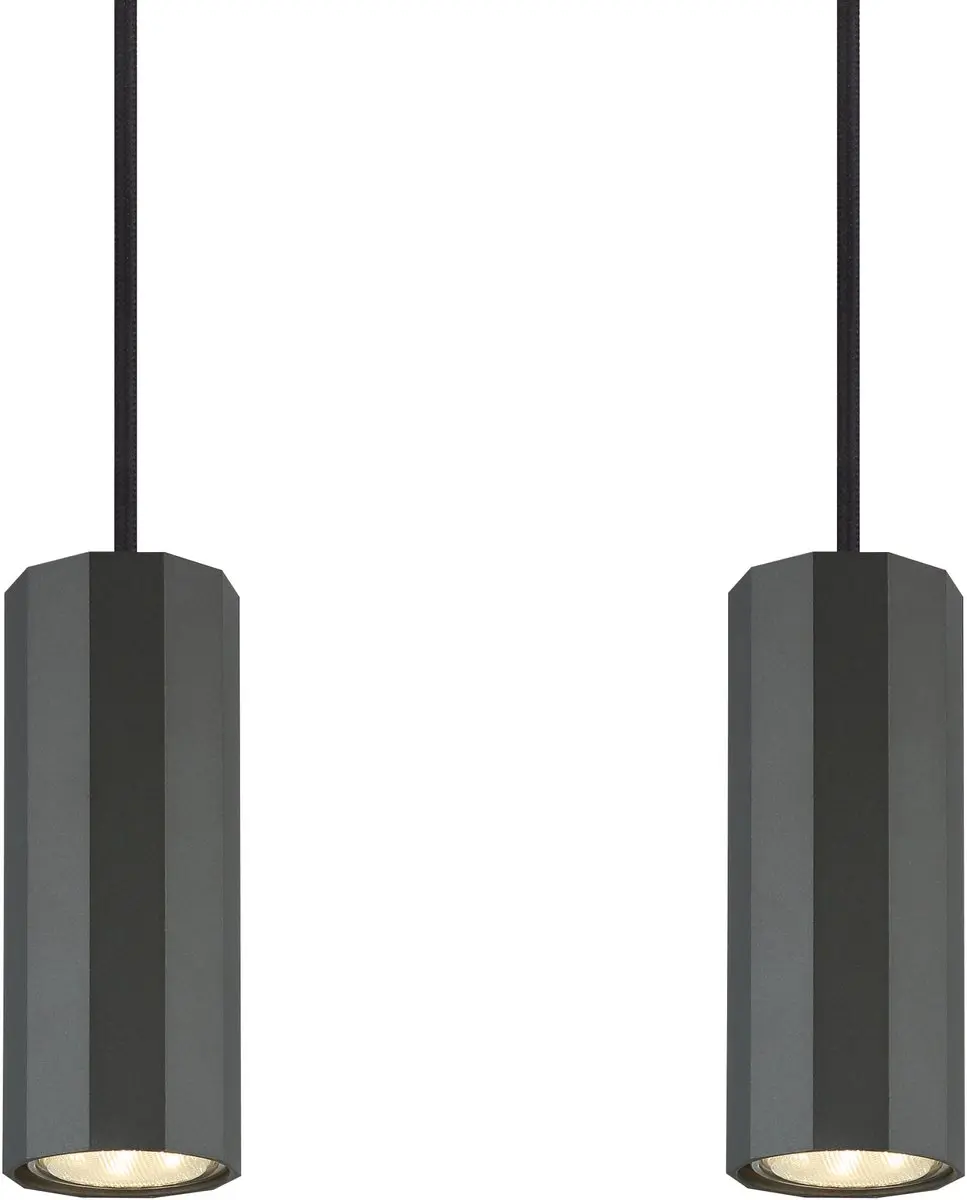 Globo James Hanglamp 8x250W - Mat Grijs
