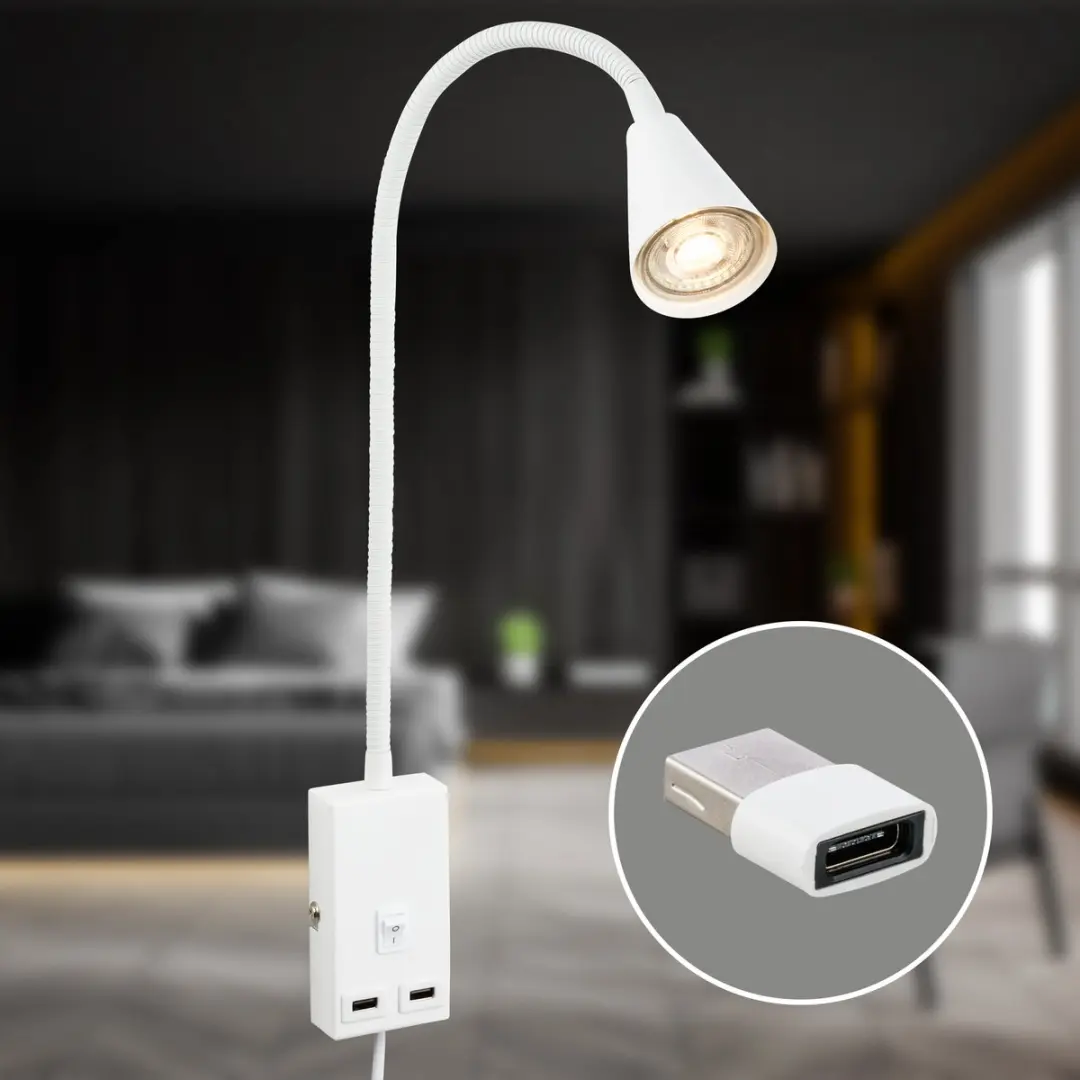 Briloner Justra Leeslamp 2175016 - Wit