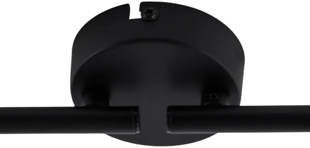 Lindby Plafondlamp 4 Lichtpunten - 10W - Rookgrijs/Mat Zwart
