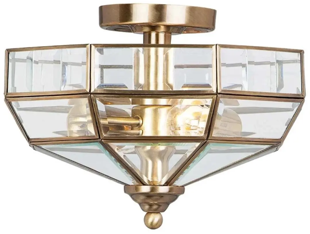 Elstead Old Park LED Plafondlamp 2x E27 60W