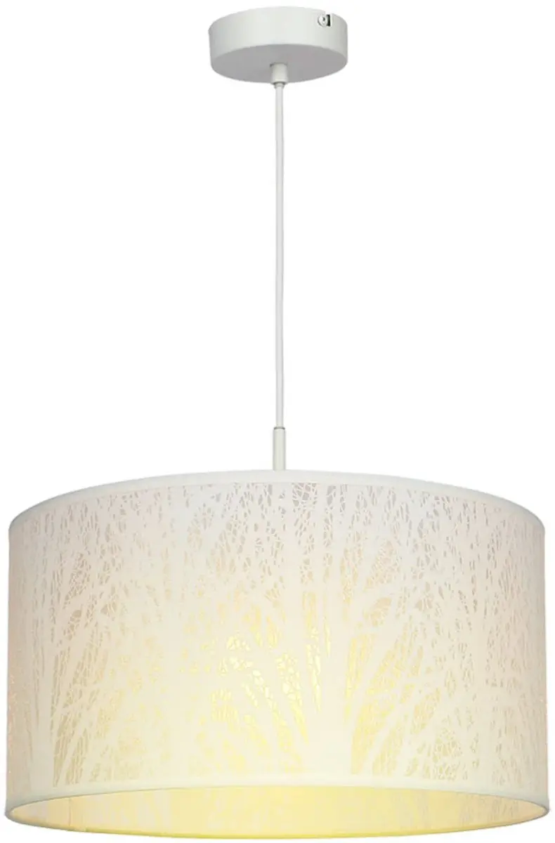 Globo Pinni Hanglamp - Ø38cm - Wit - E27