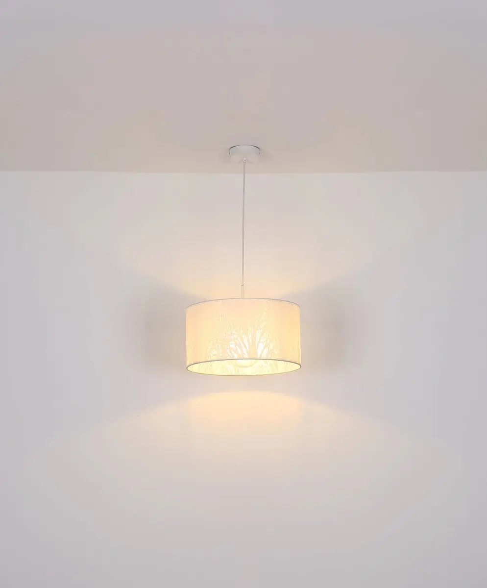 Globo Pinni Hanglamp - Ø38cm - Wit - E27
