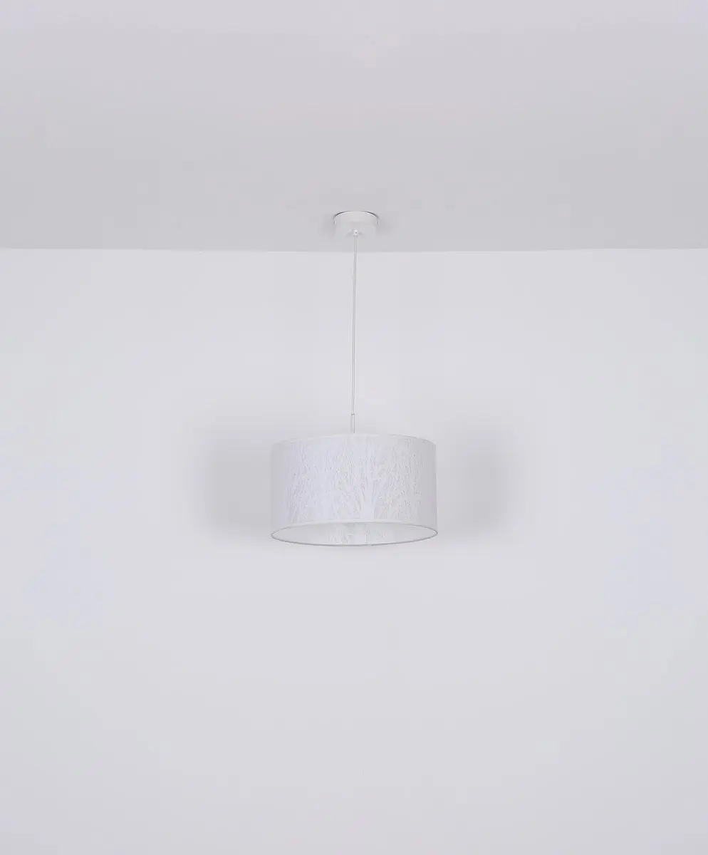 Globo Pinni Hanglamp - Ø38cm - Wit - E27 - afbeelding 6 van 6