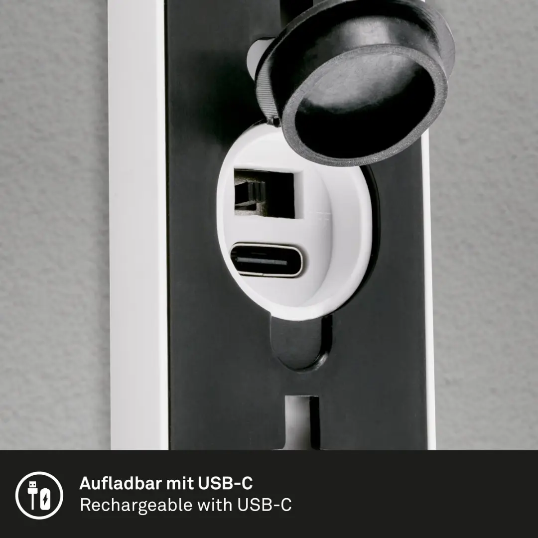 Briloner Lima Bewegingsmelder 6W - Warm wit - USB oplaadbaar - IP44