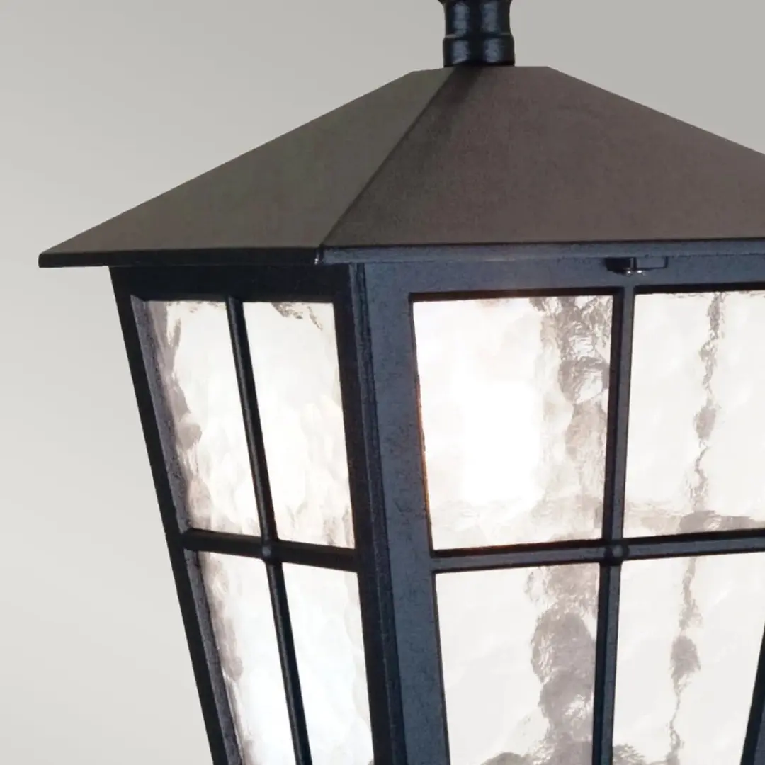 Elstead Canterbury LED Buiten Hanglamp E27 60W - Zwart