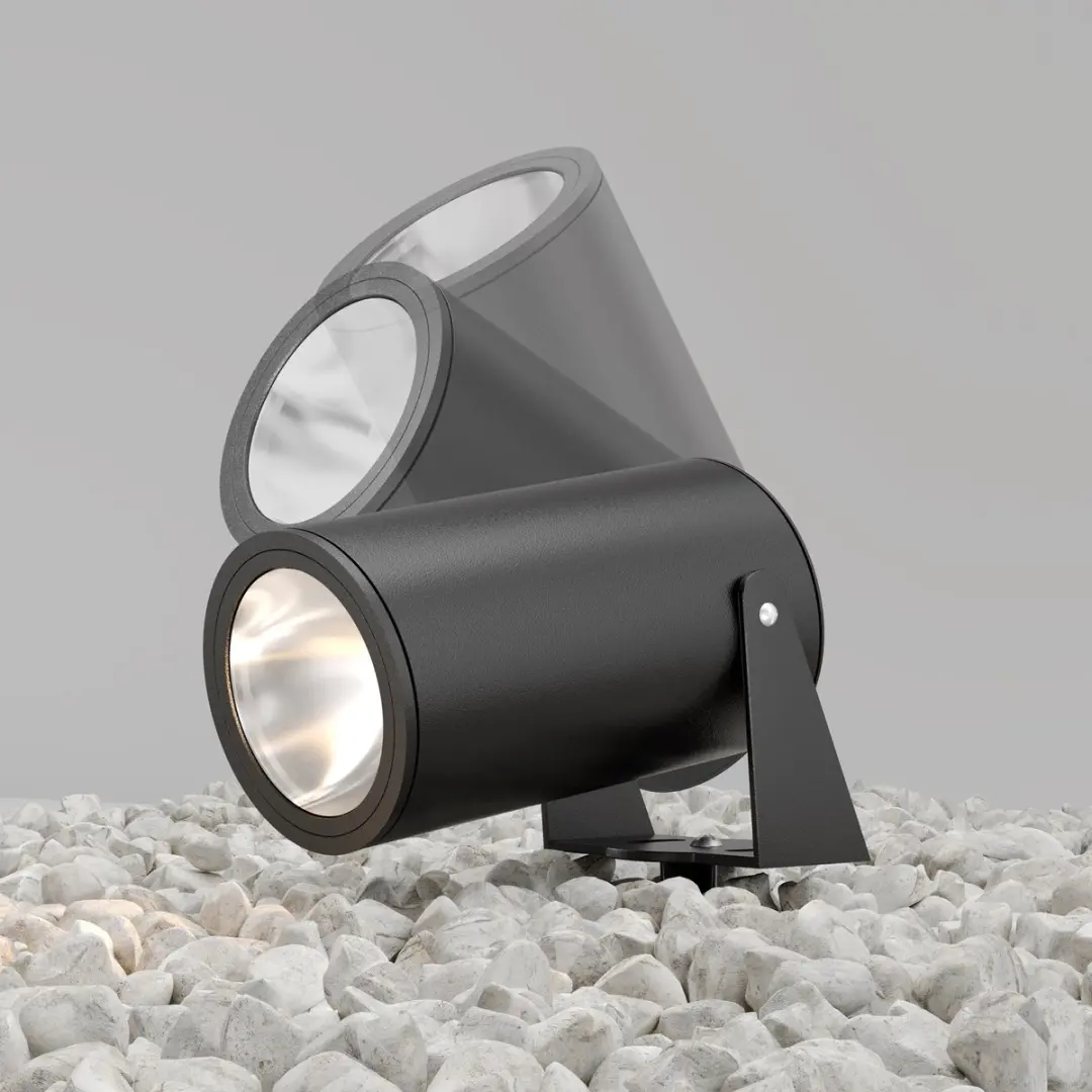 Maytoni Outdoor Bern Landschapsverlichting - 30W - Ø13cm - Grafiet