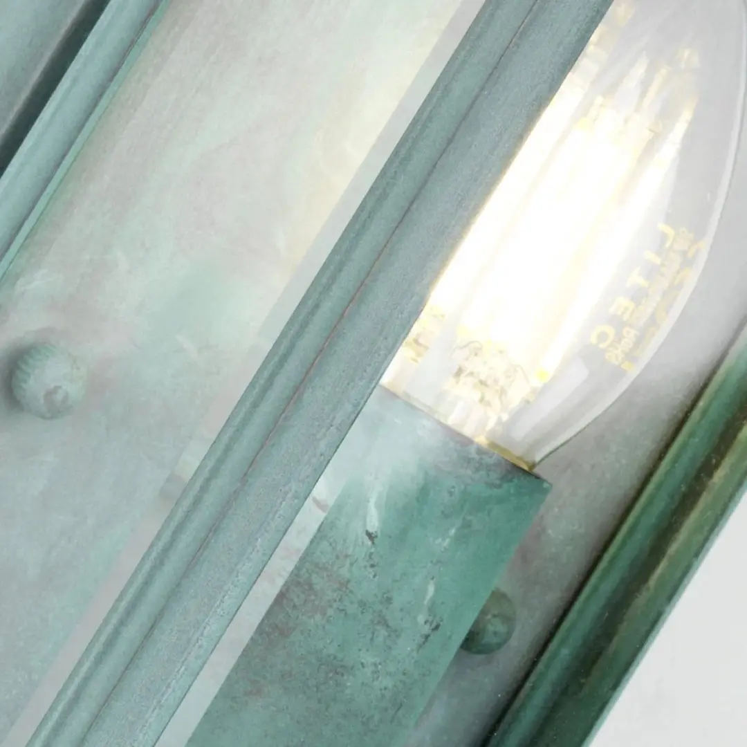 Elstead Lighting Holborn LED Buitenlamp E14 40W - IP44 - Dimbaar - Verdigris