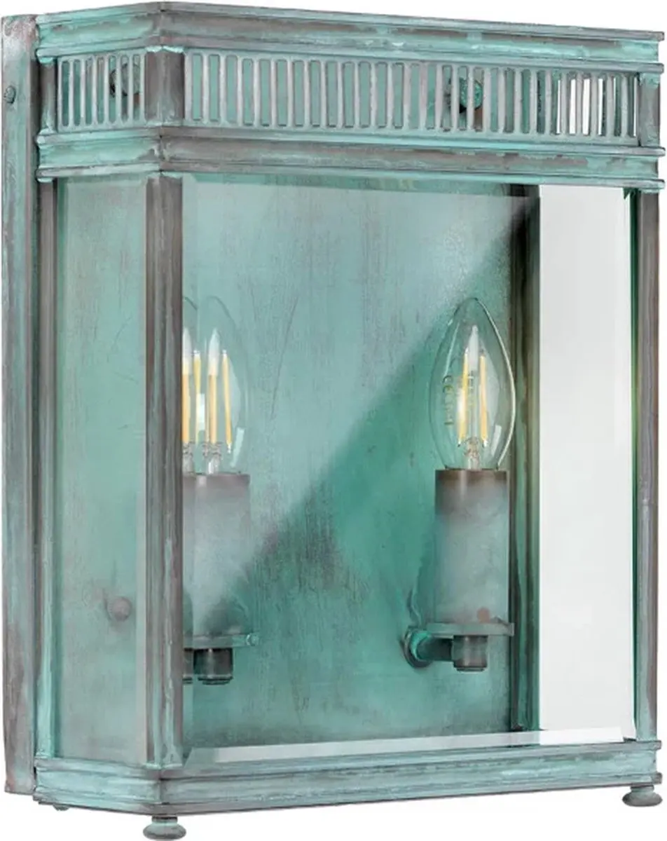 Elstead Lighting Holborn LED Buitenlamp E14 40W - IP44 - Dimbaar - Verdigris