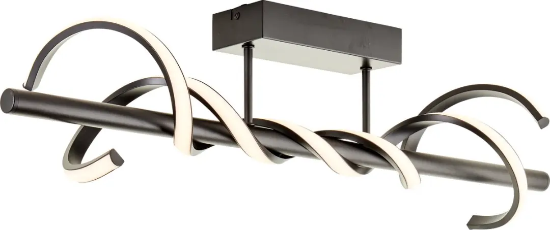 Brilliant Amalie Plafondlamp - Zwart