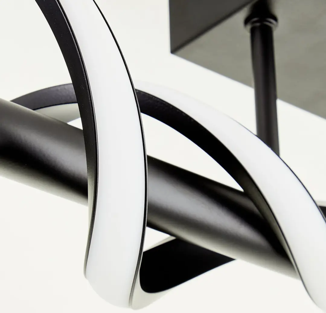Brilliant Amalie Plafondlamp - Zwart