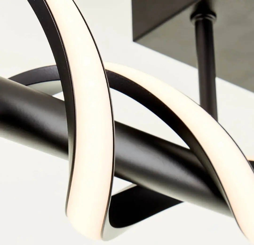 Brilliant Amalie Plafondlamp - Zwart