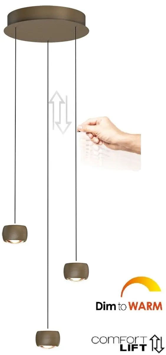 Freelight Cosmo 3 Hanglamp Ø35cm