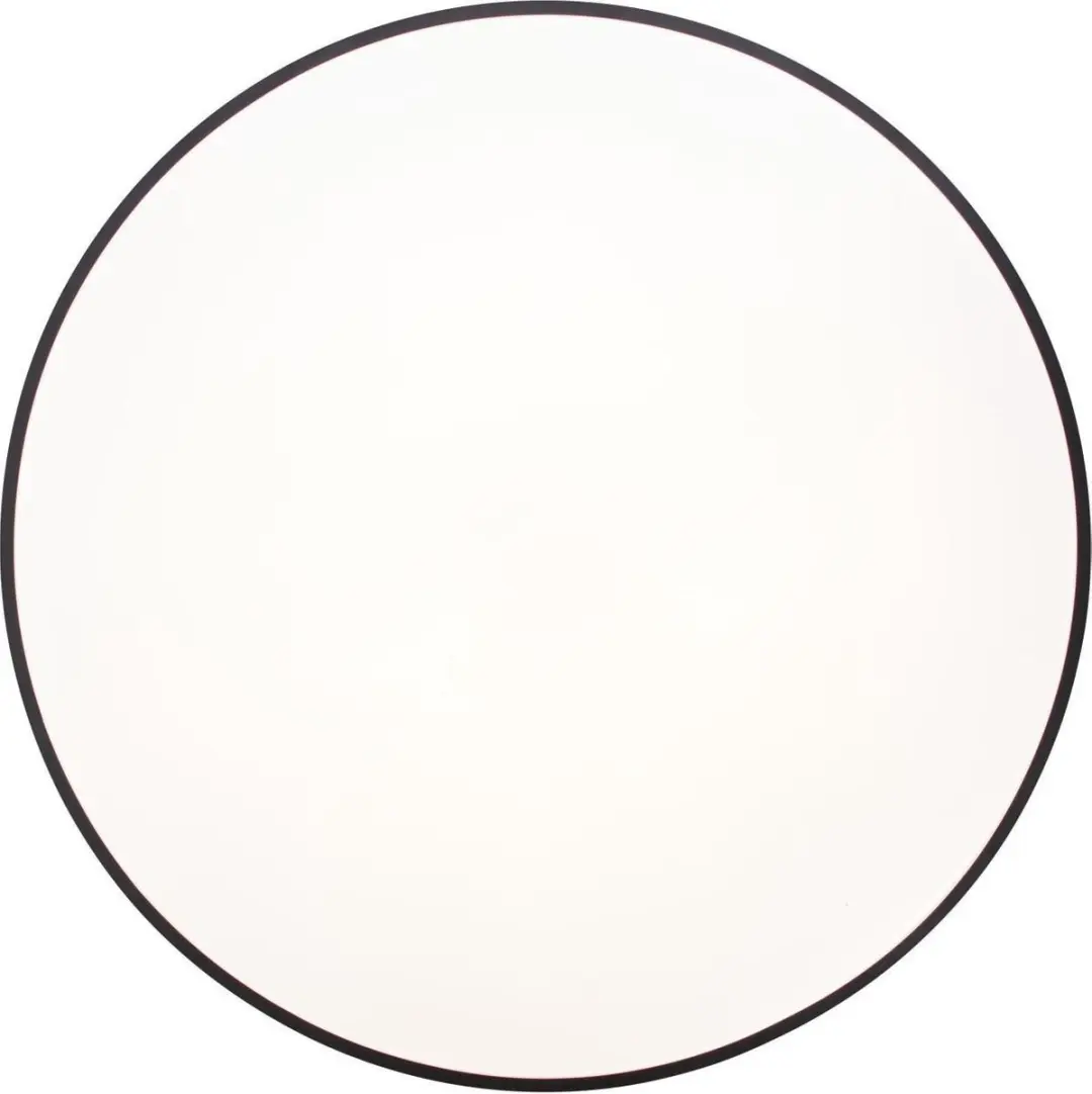 Brilliant Slimline XXL Plafondlamp - 78cm - Wit/Zwart - afbeelding 6 van 6