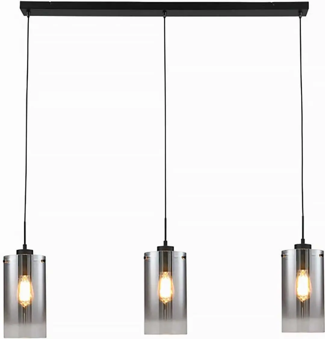 Freelight Ventotto Hanglamp 3xE27 - Smoke/Zwart